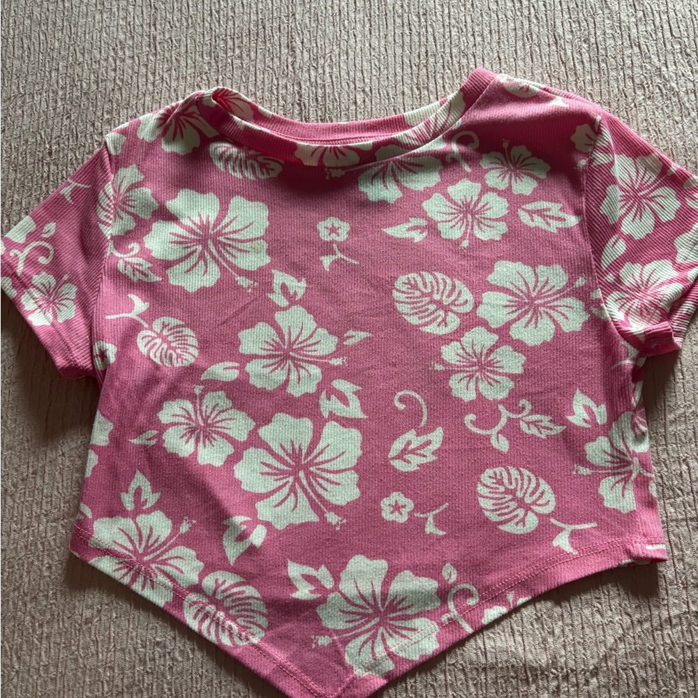 Floral Pink Kids Top
